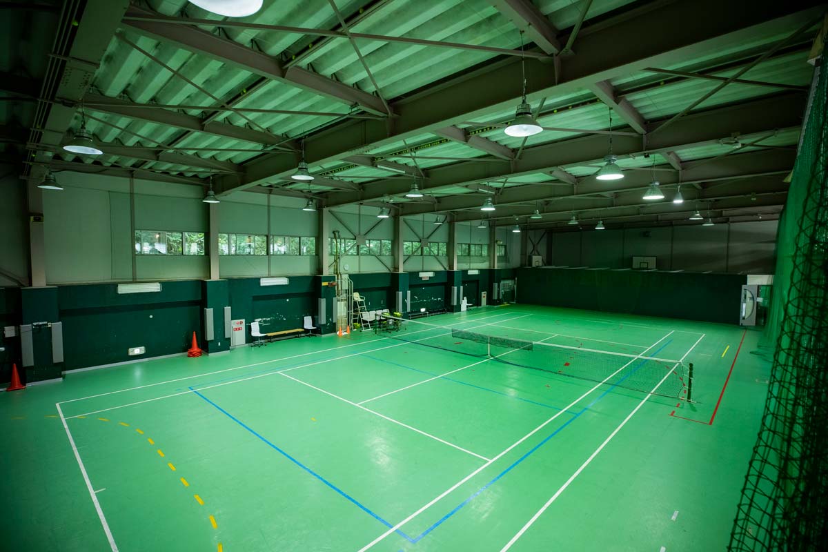 All-weather sports arena
